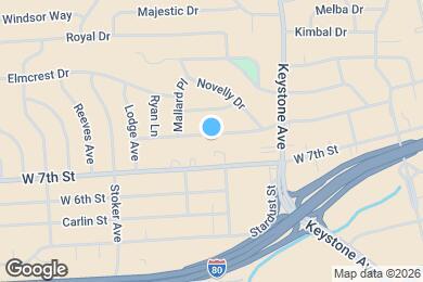 Map image of the property - 1370 University Terrace