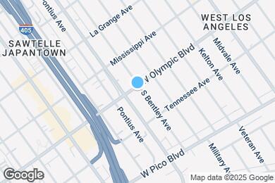 Map image of the property - 2201 S Bentley Ave