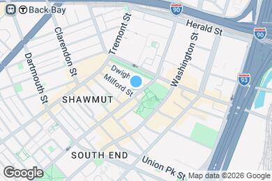 Map image of the property - 245 Shawmut Ave