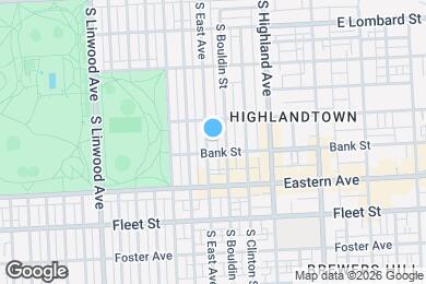 Map image of the property - 331 S East Ave