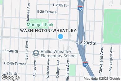 Map image of the property - 2301 College Ave