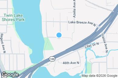 Map image of the property - 4201 Lakeside Ave N