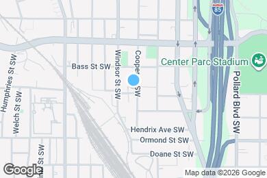 Map image of the property - 749 Cooper St SW