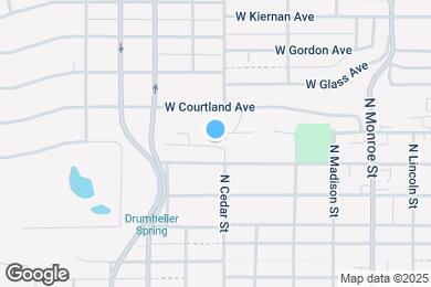 Map image of the property - 1408 W Cora Ct