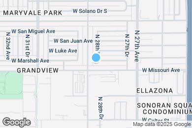 Map image of the property - 2829 W Marshall Ave