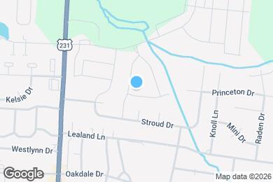 Map image of the property - 203 Princeton Dr
