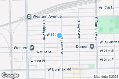 Map image of the property - 1914 S Leavitt St