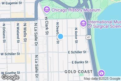 Map image of the property - 1443 N Dearborn St