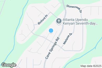 Map image of the property - 1486 Fall Creek Trce