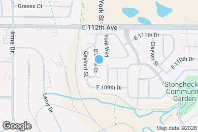 Map image of the property - 11040 Claude Ct