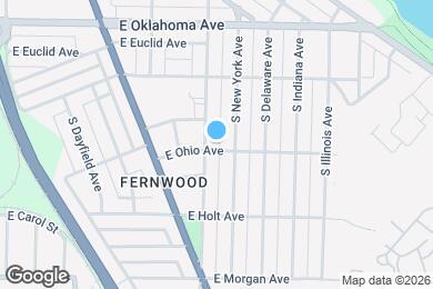 Map image of the property - 2412 E Ohio Ave