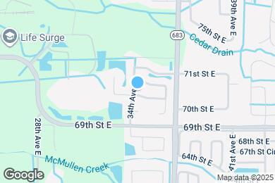Map image of the property - 3406 70th Ct E