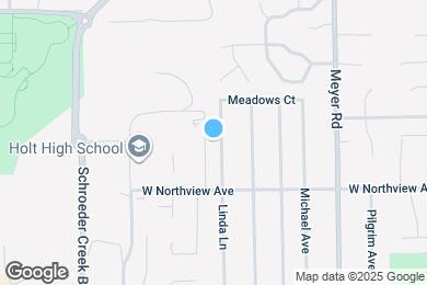 Map image of the property - 611 Linda Ln