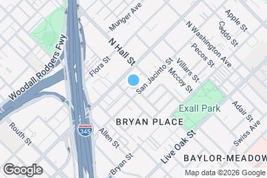 Map image of the property - 1020 Pavillion St