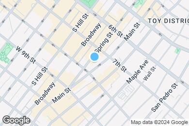 Map image of the property - Sentral DTLA at 732 S. Spring