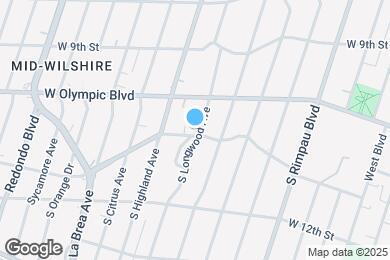 Map image of the property - 1037 S Longwood Ave