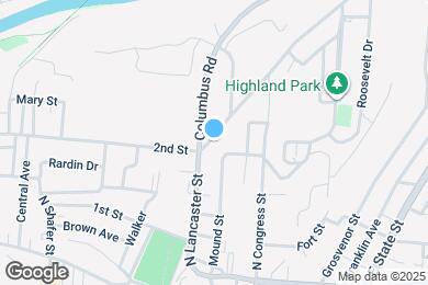 Map image of the property - 166 N Lancaster St