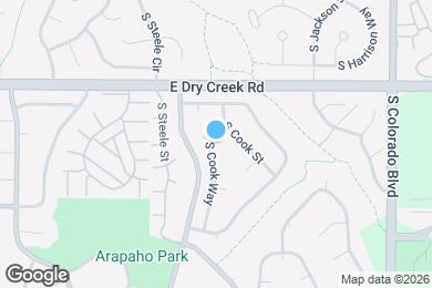 Map image of the property - 7554 S Cook Way