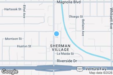 Map image of the property - 4934 Coldwater Canyon Ave