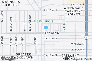 Map image of the property - 3008 Highland St N