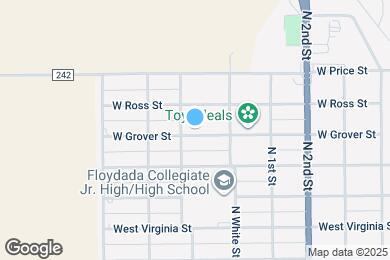 Map image of the property - 736 W Grover St