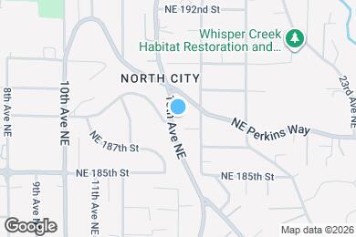 Map image of the property - 18800 15th Ave NE
