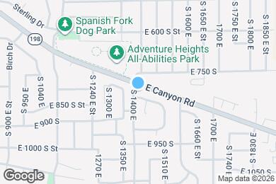 Map image of the property - 1403 E 820 S