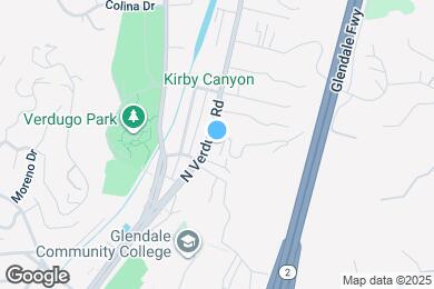 Map image of the property - 1570 N Verdugo Rd