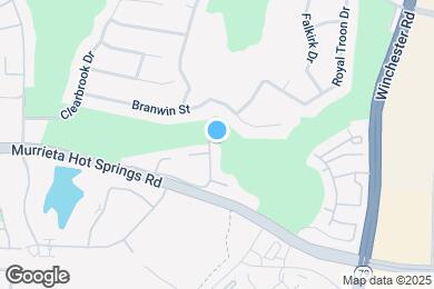 Map image of the property - 38916 Pso De Oro