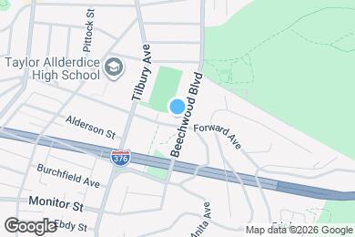 Map image of the property - 2576 Beechwood Blvd