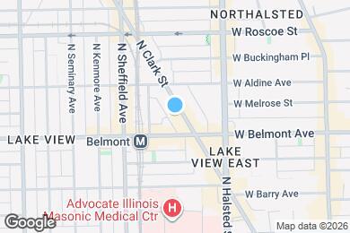 Map image of the property - 3230 N Clark St