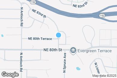 Map image of the property - 8306 N Spruce Ave