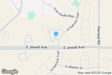 Map image of the property - 1836 S Flat Rock Way