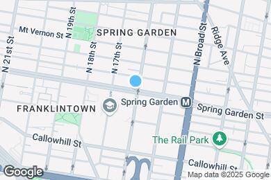 Map image of the property - 1601 Spring Garden St