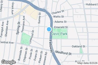 Map image of the property - 1166 Fellsway