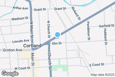 Map image of the property - 53 Clinton Ave