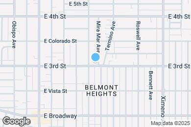 Map image of the property - 3819 E 3rd St
