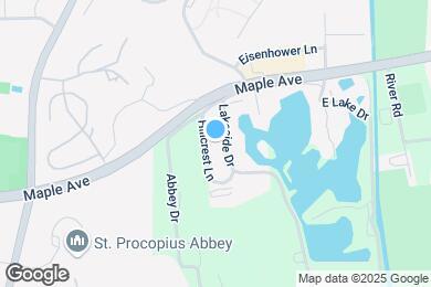 Map image of the property - 5529 E Lake Dr