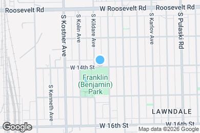 Map image of the property - 4248 W 14th St