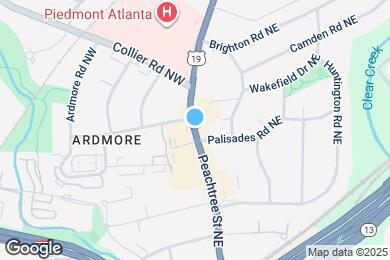 Map image of the property - 2840 Peachtree Rd