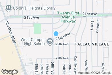 Map image of the property - 5700 Cibola Way
