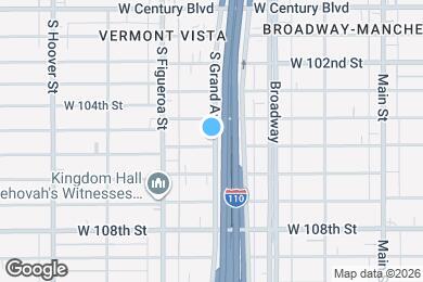 Map image of the property - 401 W 105th St