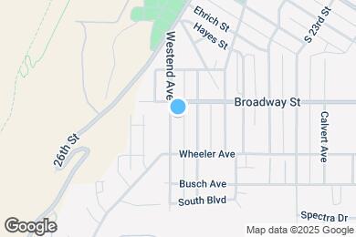 Map image of the property - 1311 Westend Ave