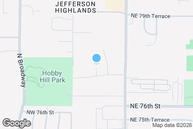 Map image of the property - 7740 N Grand Ave