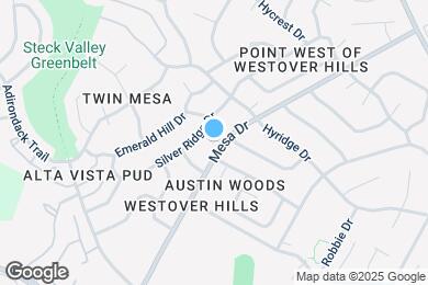 Map image of the property - 8606 Mesa Dr