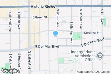 Map image of the property - 211 S Wilson Ave