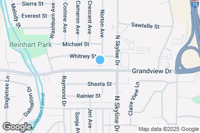 Map image of the property - 1660 Grandview Dr
