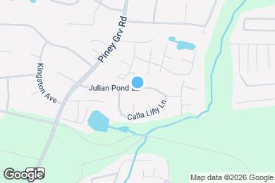 Map image of the property - 208 Julian Pond Ln