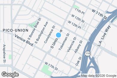 Map image of the property - The Pilon at LA Live
