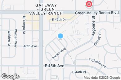 Map image of the property - 18619 E 46th Pl